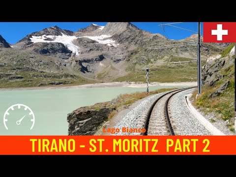Cab ride Tirano - St. Moritz / Bernina Pass in 4K (July 2022)  Part 2