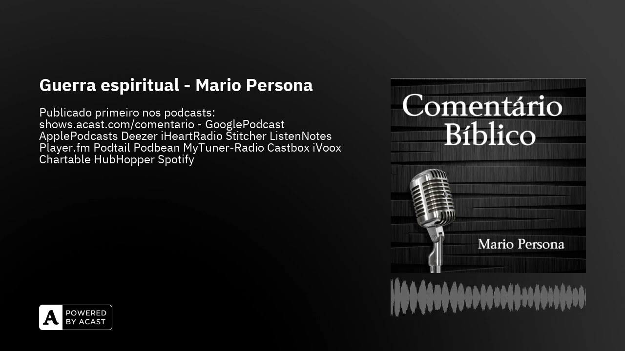 Guerra espiritual - Mario Persona