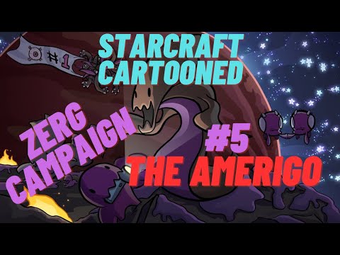 Starcraft Cartooned Campaign #15 | Zerg Campaign #5 | The Amerigo