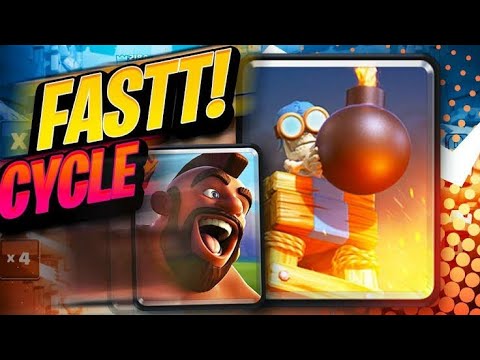HOG--BOMB TOWER fast cycle deck can't be countered | Clash royale gameplay | Best deck - Clash