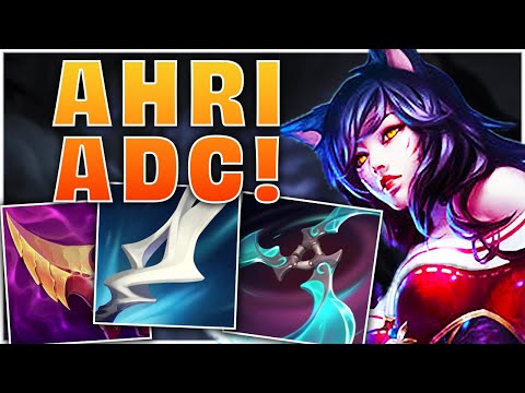 Ahri ADC?! Hybrid On-Hit Build Bot Lane | League of Legends Gameplay