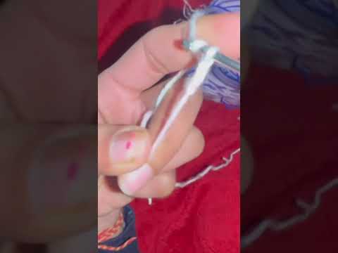 Very first step to start crocheting 🧶 #handmade #crochet  #tutorial #diy #embroidery #craft