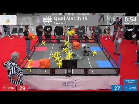 2017 VEXU Innovate Q19 - UTGZ2 vs VCAT2 - 7 to 40