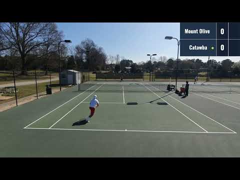#2 Singles v Catawba College Every Point