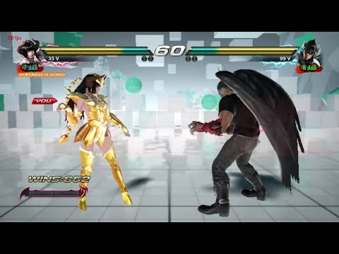 382 Eliza Scorpio costume ​VS Devil Jin - Tekken 7 ( Uchiha x24 ) Gameplay PC