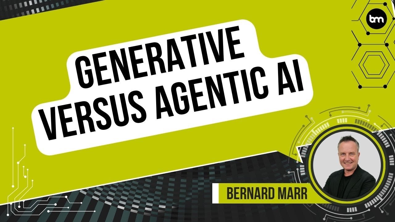 What Is The Difference Between Generative AI And Agentic AI?