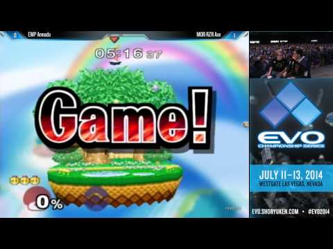 EVO 2014 SSBM Losers Quarters - Armada vs Axe