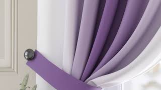 Комплект штор «Мираниас (фиолетовый)» — видео о товаре
