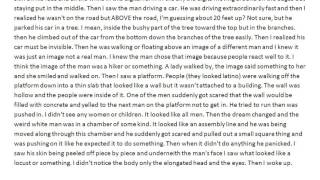 7.31.16 Fever Dream: Locust Posing as Man