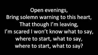 Running to California - Goodbye Elliot (Lyrics)