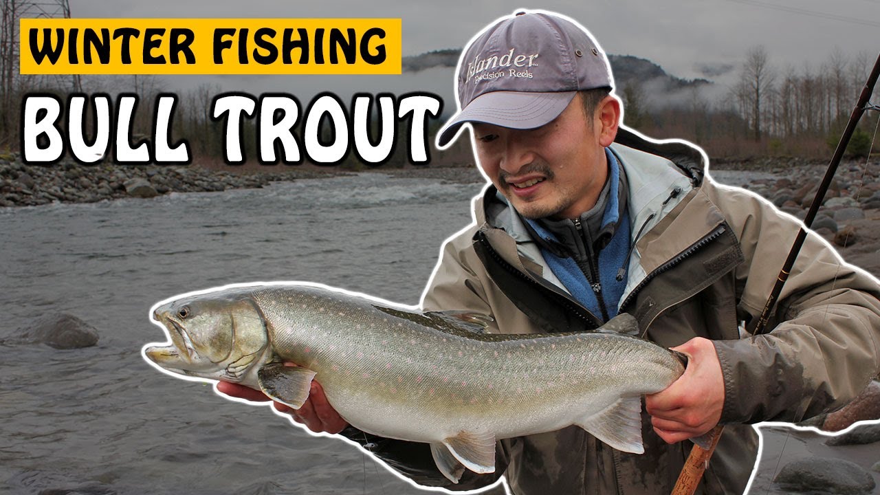 Float Fishing for Big Winter River Bull Trout | Fishing with Rod