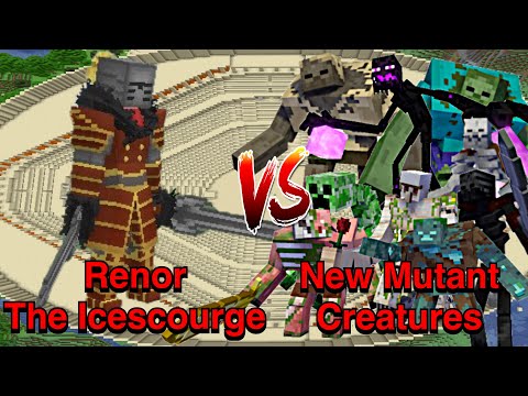 Ultimate Minecraft Bedrock Mob Battle