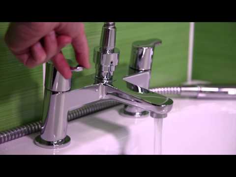 Concept 2 hole bath shower mixer with shower set - B9930AA