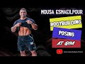 Bodybuilding Posing At Gym With Mousa Esmaeilpour