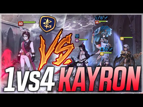 SOLO GOD IS BACK (KAYRON 1vs4 WITH NEW RIPOSTE SET) - Epic Seven