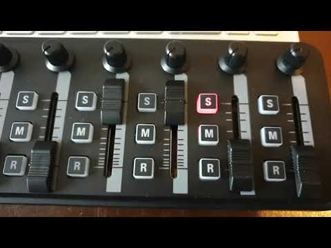 The Korg NanoKontrol2 and Myriad Anywhere
