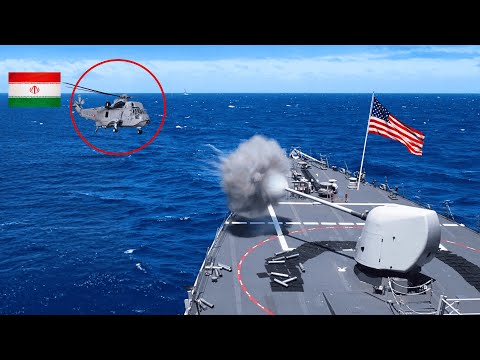 Iranian Sea King CHALLENGES USS Fitzgerald — Helicopter EXPOSED