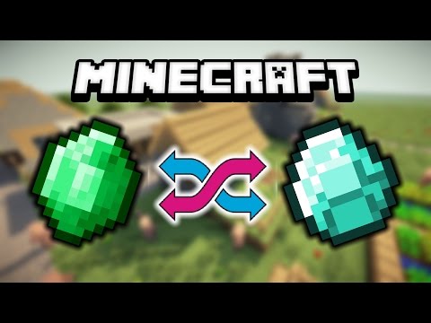 Minecraft - If Emeralds and Diamonds Switch Places