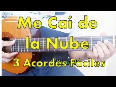 How to play Me caí de la nube by Cornelio Reyna on Guitar (Easy)