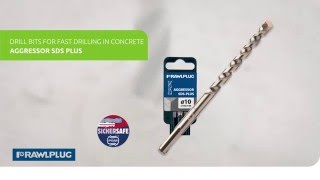 RAWLPLUG Drill Bits Aggressor SDS plus for fast drilling in concrete