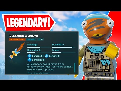 How To Make LEGENDARY Weapons and Tools in LEGO Fortnite Odyssey!