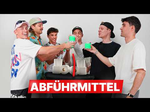 AUSHALTEN nicht aufs Klo gehen (mit Abführmittel)