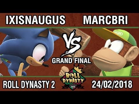 [Roll Dynasty Tournament 2] IxisNaugus (Sonic) vs Marcbri (Diddy Kong) - Grand Final