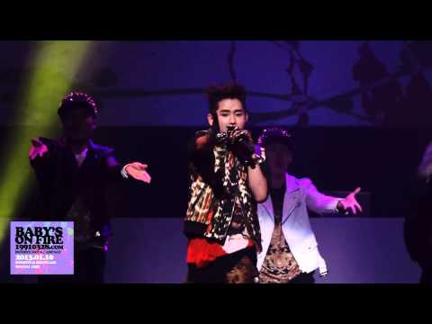 130110 Infinite H Showcase   Special Girl   Hoya fancam   Index ver   cr  Baby's on Fire