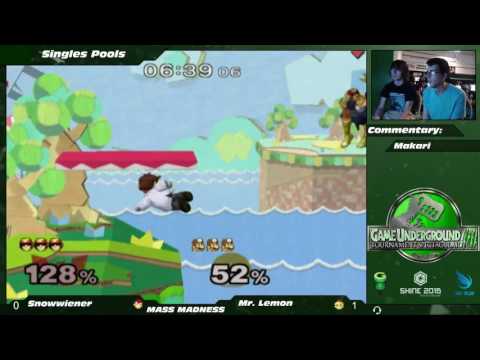 Mass Madness 9 SSBM - Snow Wiener (C. Falcon) vs. Mr. Lemon (Dr. Mario) - Melee Pools