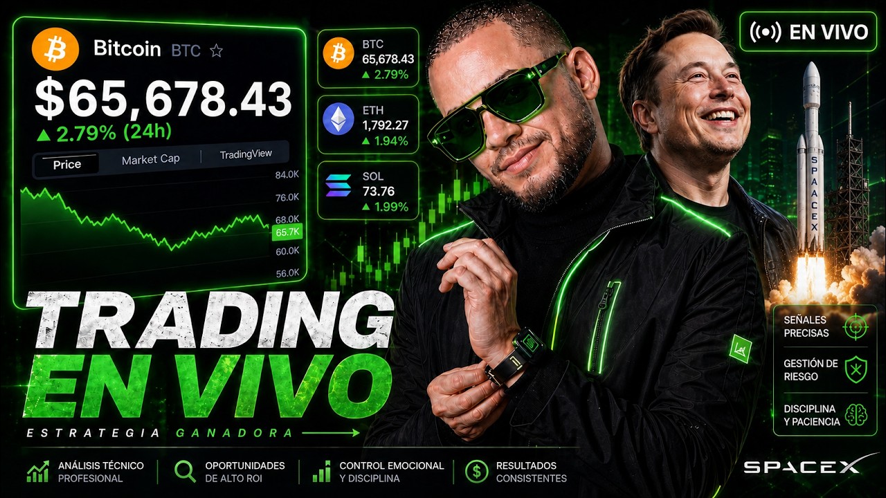 TRADING SPACEX EN VIVO! (VALE LA PENA ENTRAR?)