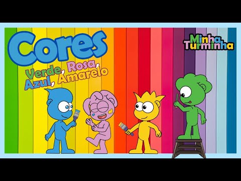 MInha Turminha - Cores ( verde, rosa, azul, amarelo)