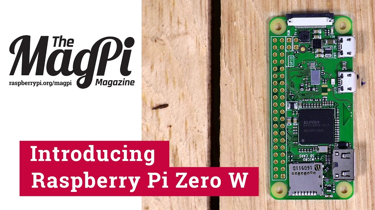 Raspberry Pi Carte de développement Raspberry Pi Zero W 512 Mo avec en-tête GPIO