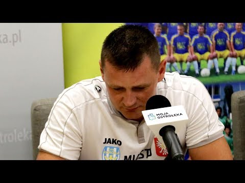 Trener Korony Ostrołęka Marcin Truszkowski o meczu z KS Łomianki