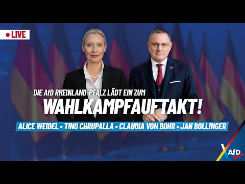 Live aus Idar-Oberstein: Wahlkampferöffnung der AfD Rheinland-Pfalz! - Alice Weidel