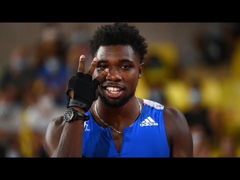 Noah  LYLES  200m  ( Amazing  Win 19.65  Meeting de Paris,  Stade Charléty, Paris 2019 )