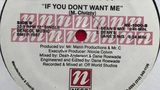 Jenicé & Penthouse 69 - If You Don't Want Me (Dean's Mix)