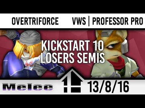 Kickstart 10 Losers Semis - OverTriForce (Sheik) vs VWS | Professor Pro (Fox)
