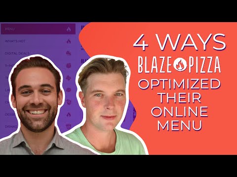 4 ways Blaze Pizza use their menu to drive sales