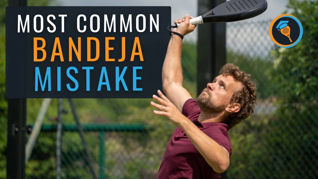 Bandeja technique: keeping the ball low
