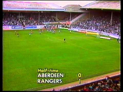 Aberdeen v Rangers 8 Oct 1988