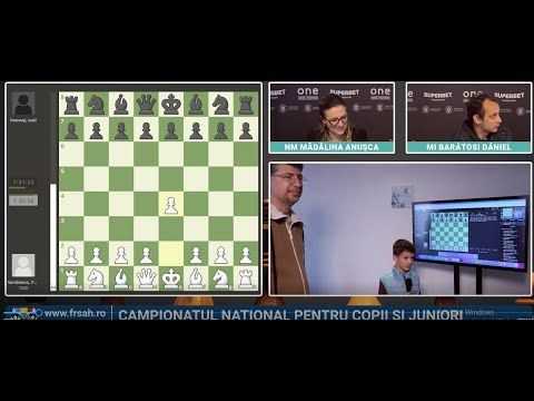 Petru Varabiescu și tatăl său, interviu la Campionatul Național de Șah pentru Juniori.
