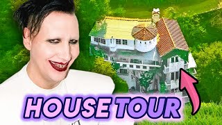 Marilyn Manson | House Tour 2020 | Hollywood Hills Mansion &amp; His ‘Dark Lair’