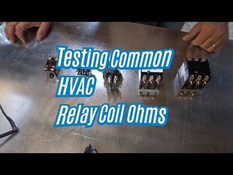 Hvac relays/ coil ohms