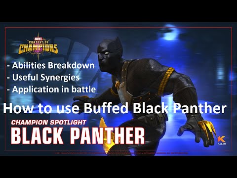 How to use Buffed Black Panther - Marvel Contest of Champions (MCOC)