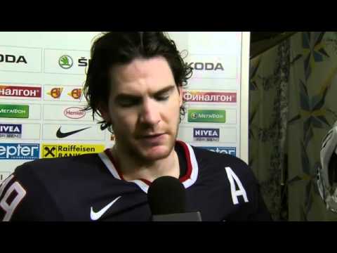 Jim Slater Postgame Interview vs. Finland - 2012 IIHF Ice Hockey World Championship