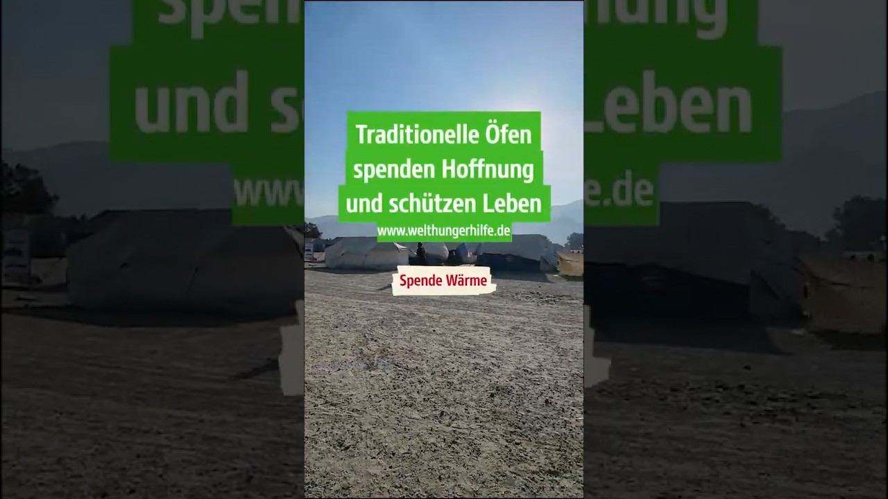 Traditionelle BUKHARI-Öfen spenden Wärme & Hoffnung in AFGHANISTAN 📍