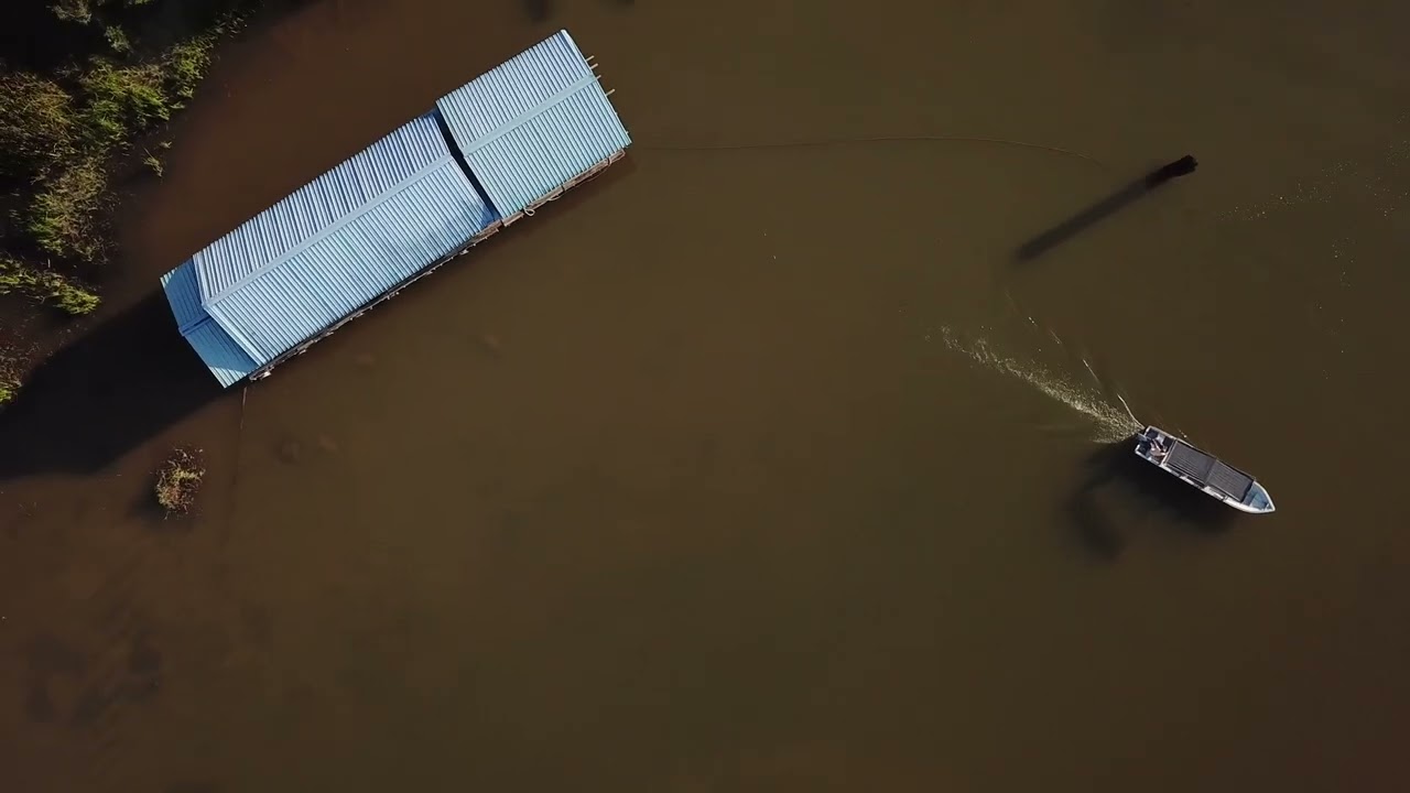 Drone video Tasik Chini awal tahun 2000-an