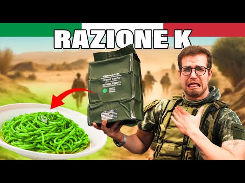 Le RAZIONI K MILITARI ITALIANE fanno SCHIFO? Unboxing e taste test