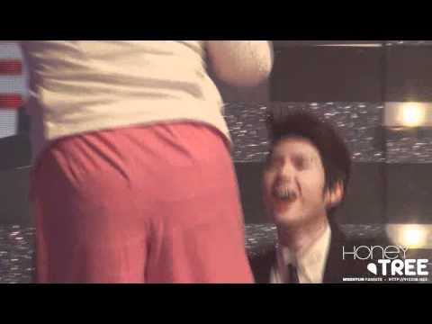 111230 kbs gayo daejun special stage - woohyun fancam