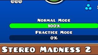 ¿STEREO MADNESS 2? SONAR (EASY LEVEL)|Geometry dash 2.11 ALL COINS